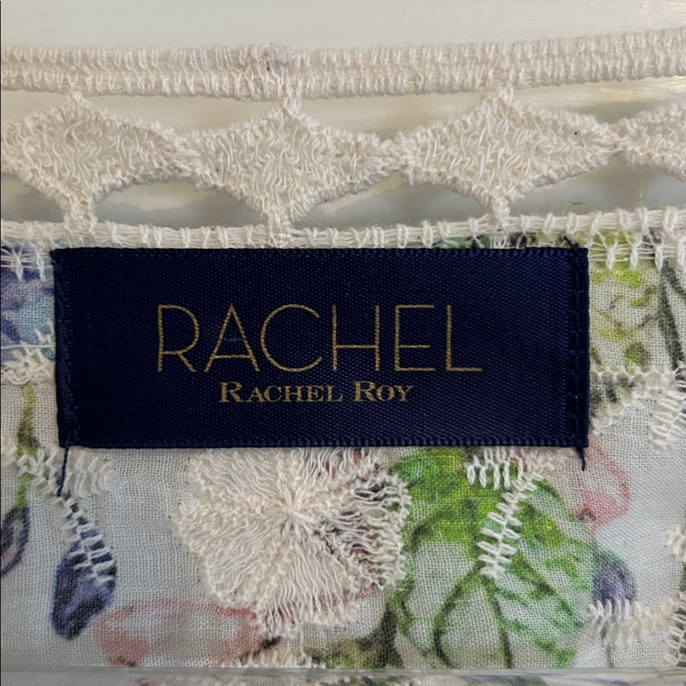 RACHEL Rachel Roy Floral Lace Cardigan - Picture 4 of 7
